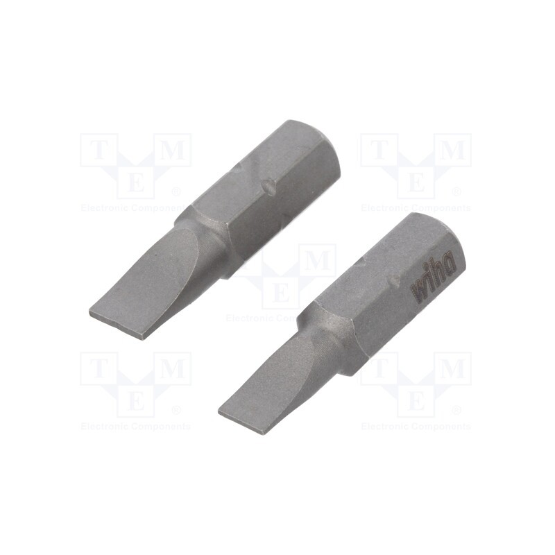 10 set : 7863 - Kit: screwdriver bits, slot, hardened, 25mm, Size: SL 4,5,SL 5,5