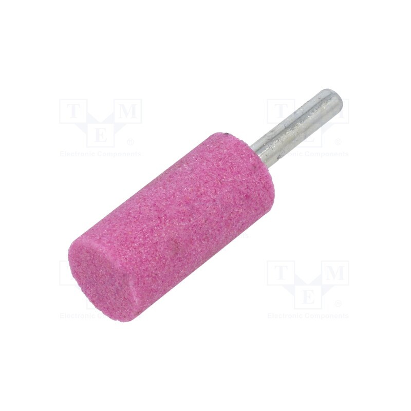 10 pcs : MA.030 - Grindingstone, Ø: 20mm, Ø: 6mm, Tip mat: aluminium oxide