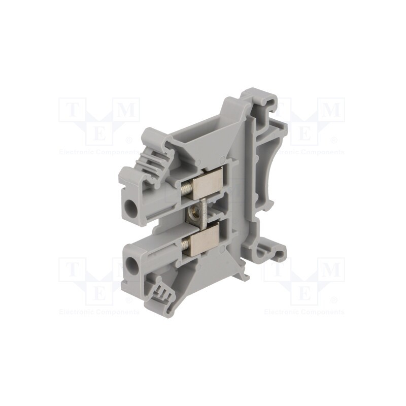 10 pcs : UK 5 N 3004362 - Splice terminal: rail, 0.2÷4mm2, ways: 1, terminals: 2, grey, 800V