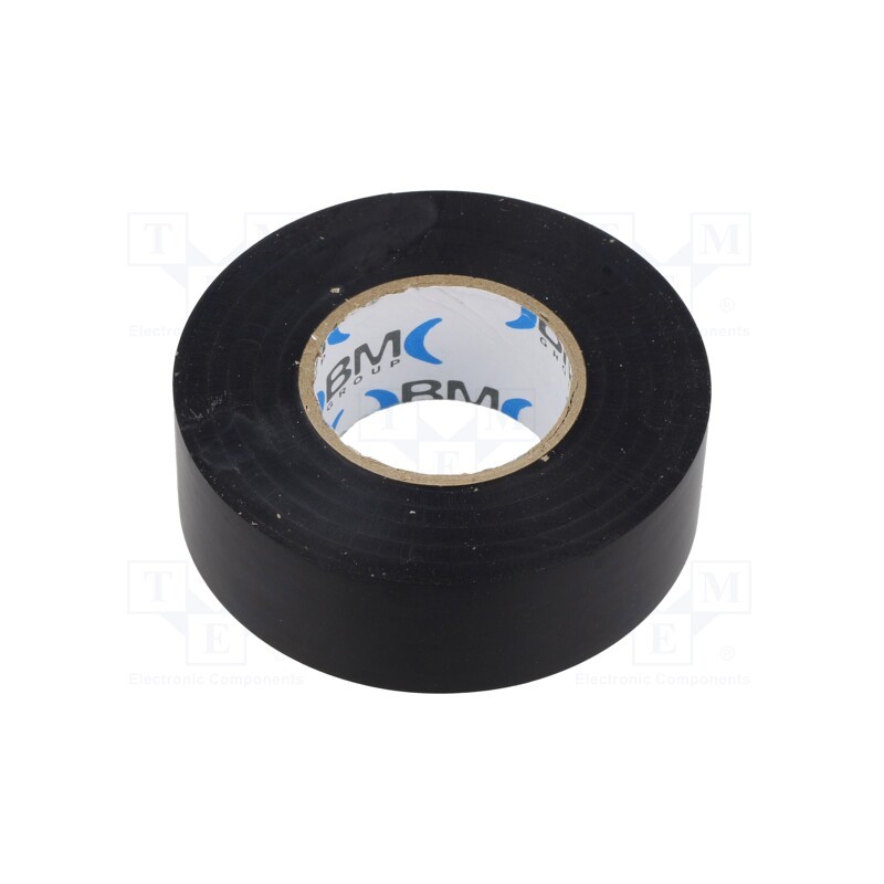 10 rol : BMESB2525NE - Tape: electrical insulating, W: 25mm, L: 25m, Thk: 0.15mm, black