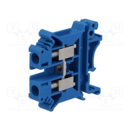 10 pcs : UK 6 N BU 3004977 - Splice terminal: rail, 0.2÷6mm2, ways: 1, terminals: 2, blue, 800V