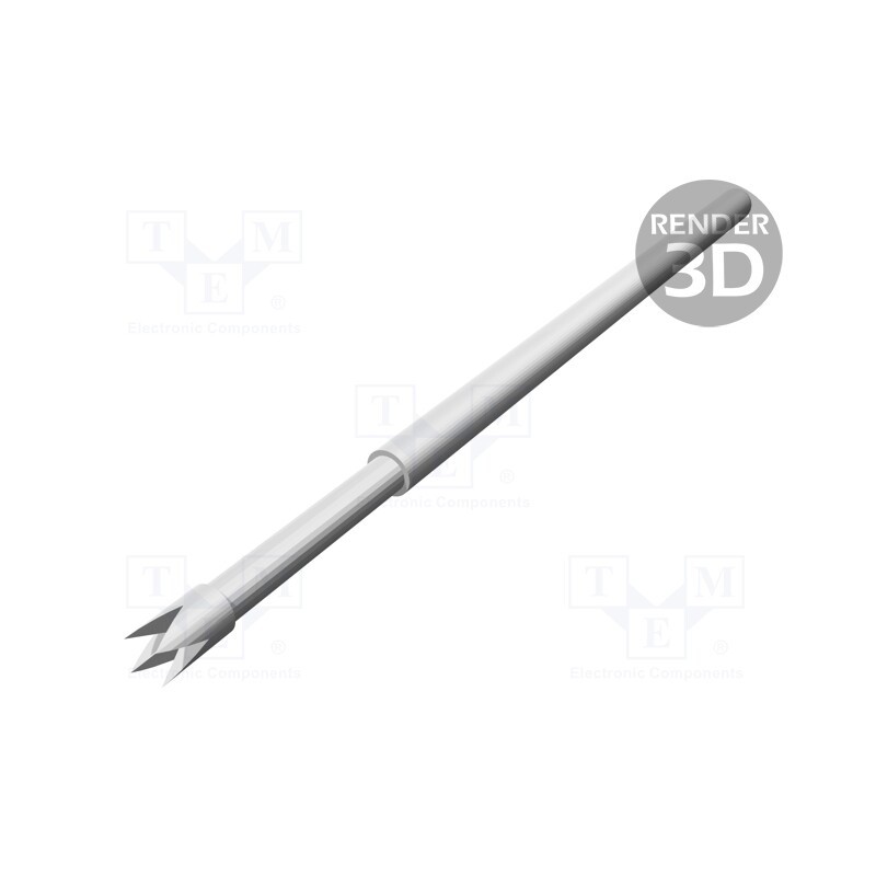 10 pcs : TK 0045N V 1,27 C 200 A - Test needle, Operational spring compression: 5.1mm, 3A, TK0045N