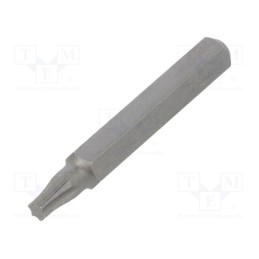 10 pcs : 40635 - Screwdriver bit, Torx®, TX08, Overall len: 28mm, MICRO