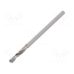 10 pcs : 90100200100 - Drill bit, for metal, Ø: 2mm, L: 38mm, Working part len: 12mm