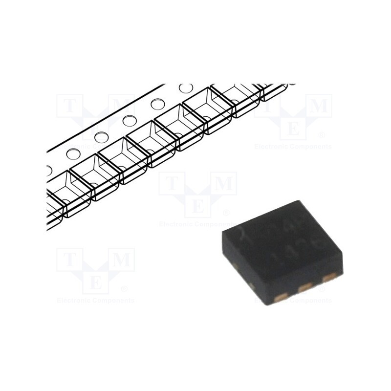 10 pcs : RCLAMP0504PA.TCT - Diode: diode arrays, 6V, 6A, 150W, unidirectional, SLP1616P6, Ch: 4