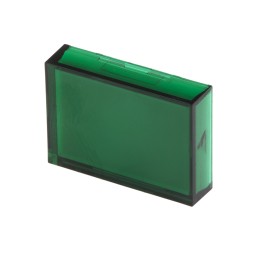 1 pcs - RS PRO Green Rectangular Push Button Lens for Use with ADA16 Series