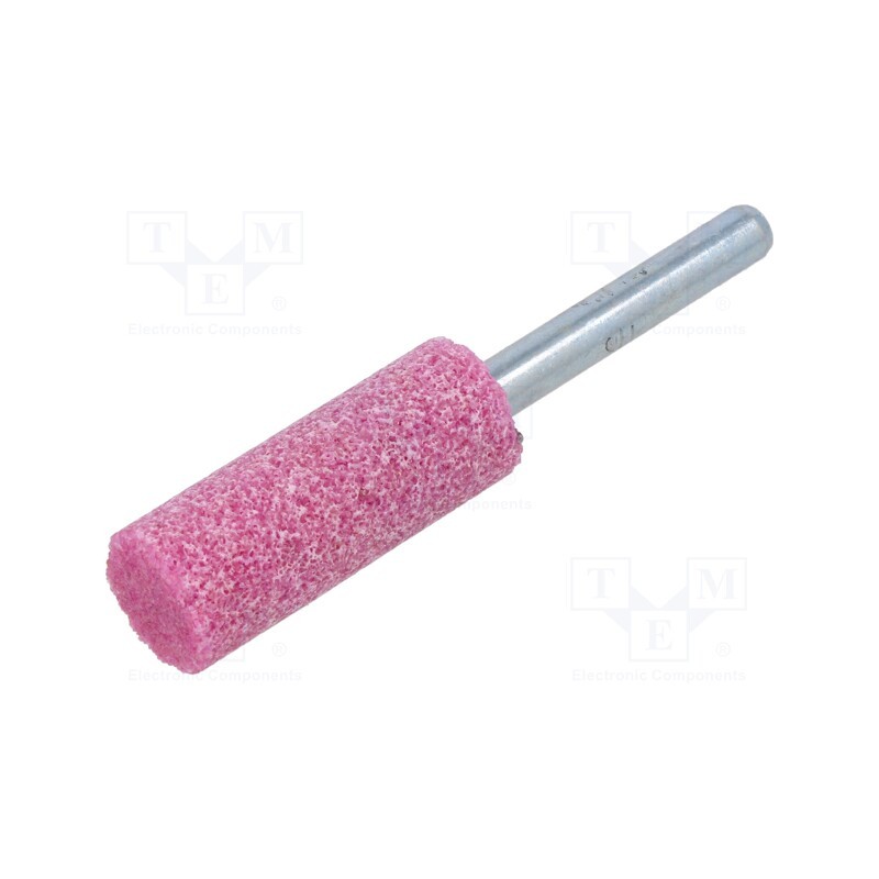 10 pcs : MA.025 - Grindingstone, Ø: 15mm, Ø: 6mm, Tip mat: aluminium oxide