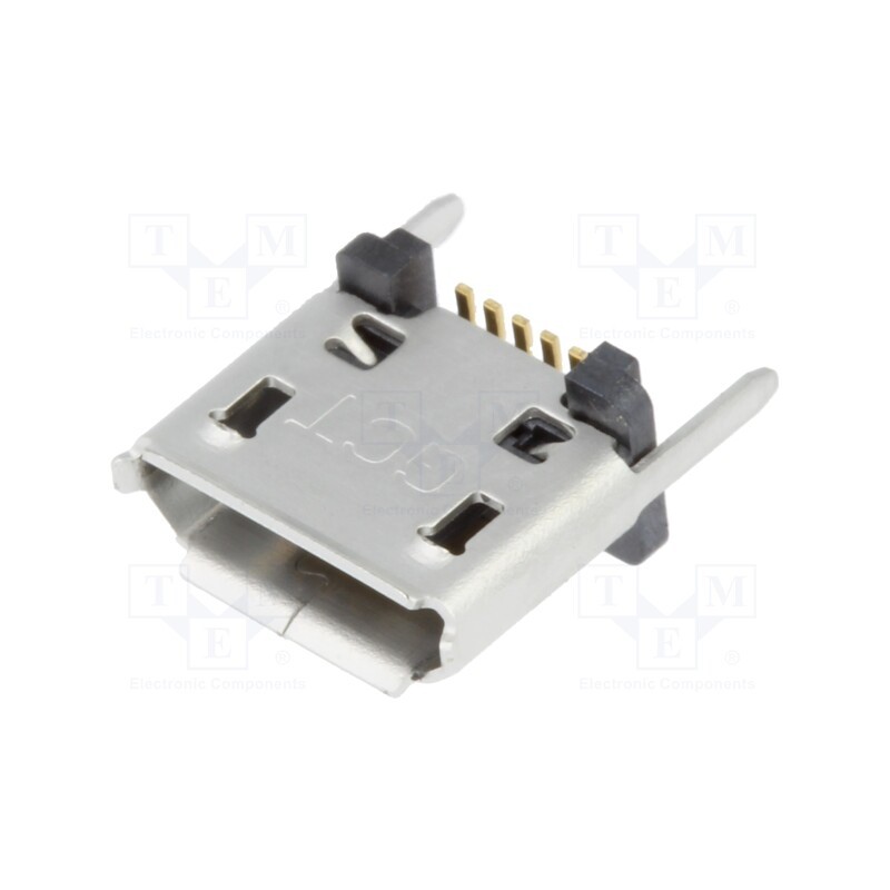 20 pcs : USB3140-30-0230-1-C - Socket, USB B micro, SMT, PIN: 5, vertical, USB 2.0, 1.8A