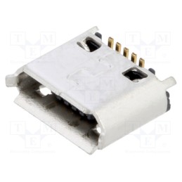 20 pcs : USB3160-30-0070-1-C - Socket, USB B micro, SMT, PIN: 5, vertical, USB 2.0, 1.8A