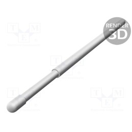 10 pcs : TK 0045N D 1,27 C 200 A - Test needle, Operational spring compression: 5.1mm, 3A, TK0045N