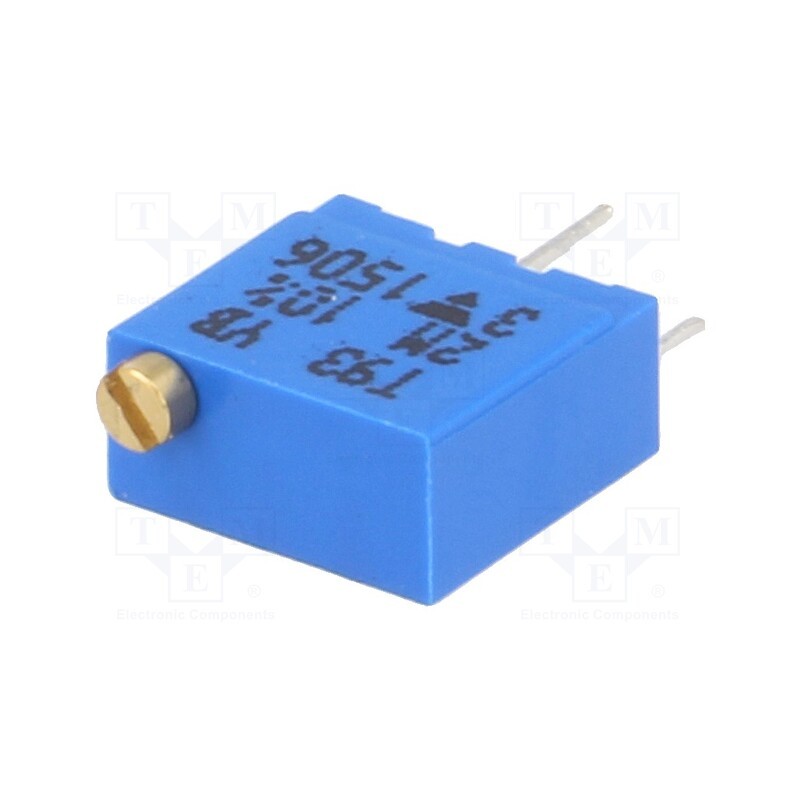 10 pcs : T93YB205KT20 - Potentiometer: mounting, multiturn, 2MΩ, 500mW, THT, ±10%, linear