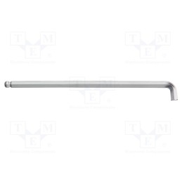 10 pcs : 35483 - Wrench, hex key,spherical, HEX 2mm, Overall len: 101mm