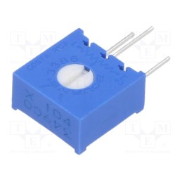 10 pcs : 3386X-1-104LF - Potentiometer: mounting, single turn,vertical, 100kΩ, 500mW, ±10%