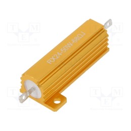 10 pcs : AHP50W-68RJ - Resistor: wire-wound, with heatsink, 68Ω, 50W, ±5%, 50ppm/°C