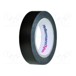20 rol : 710-00104 HELATAPE FLEX15 - Tape: electrical insulating, W: 15mm, L: 10m, Thk: 150um, black, 220%