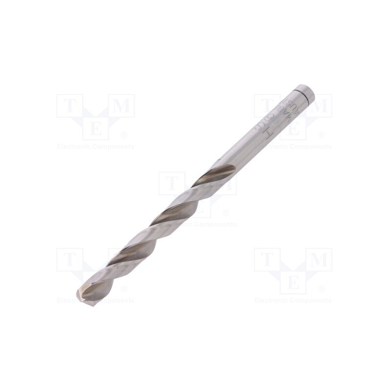 10 pcs : 95400600100 - Drill bit, for metal, Ø: 6mm, L: 93mm, Working part len: 57mm, Pro