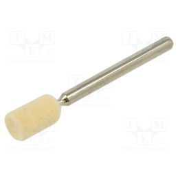 10 pcs : 1236100 - Grinding pin, for polishing metals, felt, with lever