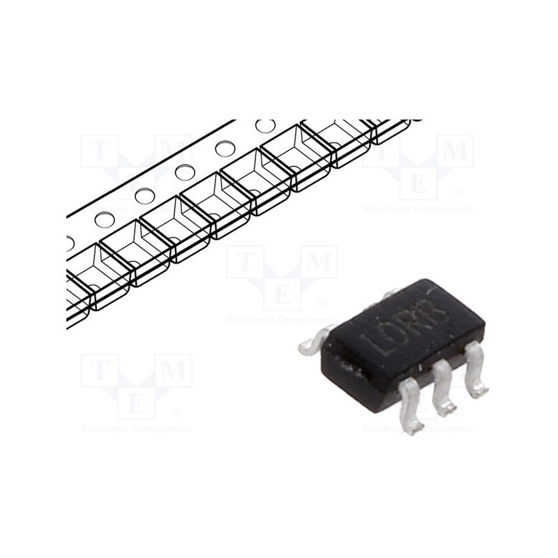 10 pcs : LP2985IM5X-3.3/NOPB - IC: voltage regulator, LDO,fixed, 3.3V, 0.15A, SOT23-5, SMD, ±1.5%