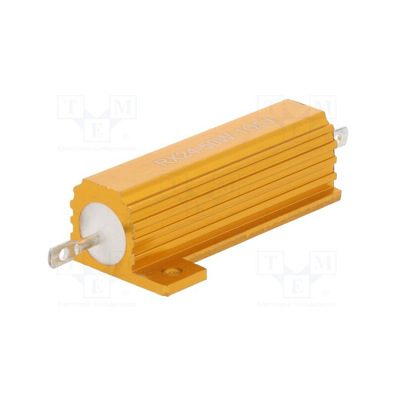 10 pcs : AHP50W-1R5J - Resistor: wire-wound, with heatsink, 1.5Ω, 50W, ±5%, 50ppm/°C