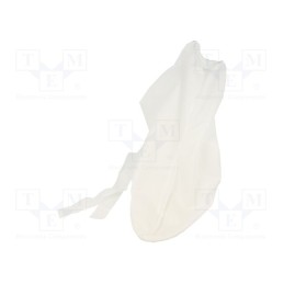 10 pcs : 450 - Overboot, white, laminate