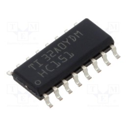 10 pcs : SN74HC151DR - IC: digital, 8 to 1 line,multiplexer,data selector, SMD, SO16