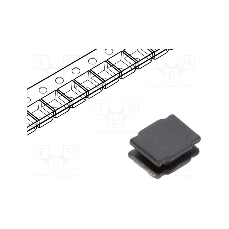 50 pcs : LQH2MCN100K02L - Inductor: wire, SMD, 0806, 10uH, 225mA, 1.56Ω, 48MHz, ±10%, -40÷85°C