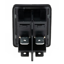 1 pcs - Molveno Illuminated DPST, On-None-Off Rocker Switch Panel Mount