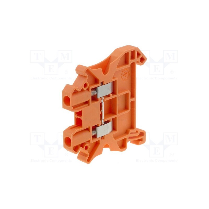 10 pcs : UT 2,5 OG 3045046 - Splice terminal: rail, 0.14÷4mm2, ways: 1, terminals: 2, orange