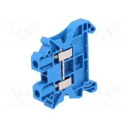 10 pcs : UT 4 BU 3044115 - Splice terminal: rail, 0.14÷4mm2, ways: 1, terminals: 2, blue, 41A