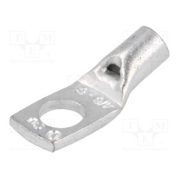 10 pcs : VA01-0034 PK66 - Tip: ring tube, M6, 6mm2, crimped, for cable, tinned, L: 25mm, copper