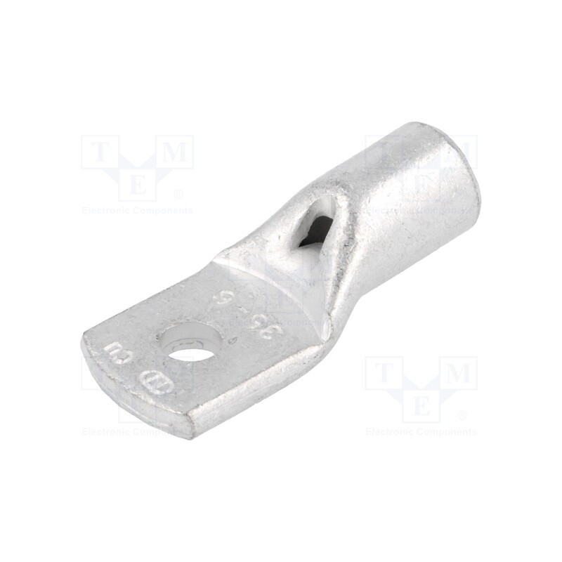 10 pcs : VA01-0052 PK356 - Tip: ring tube, M6, 35mm2, crimped, for cable, tinned, L: 44mm