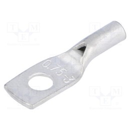 10 pcs : VA01-0094 PK0753 - Tip: ring tube, M3, 0.75mm2, crimped, for cable, tinned, L: 16mm