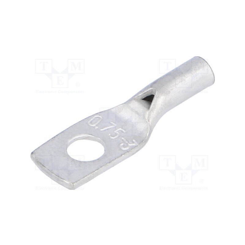 10 pcs : VA01-0094 PK0753 - Tip: ring tube, M3, 0.75mm2, crimped, for cable, tinned, L: 16mm