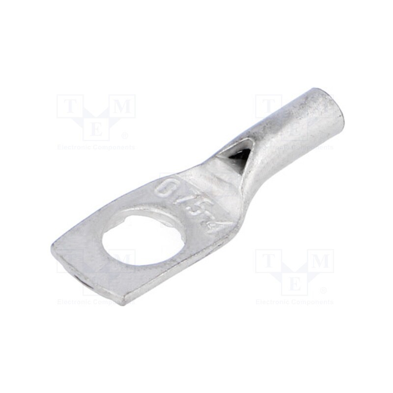 10 pcs : VA01-0095 PK0754 - Tip: ring tube, M4, 0.75mm2, crimped, for cable, tinned, L: 17mm