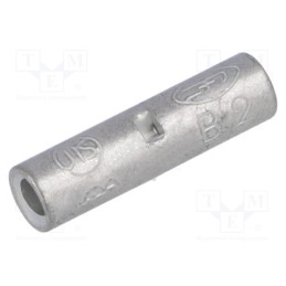 10 pcs : VA03-0015 JH2.5 - Tip: butt splice, copper, 2.5mm2, tinned