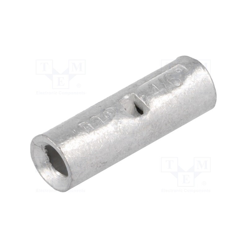 10 pcs : VA03-0036 JH6 - Tip: butt splice, copper, 6mm2, tinned