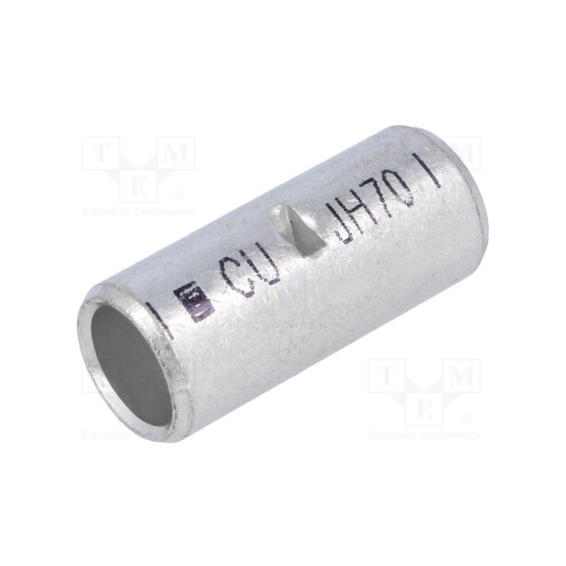 10 pcs : VA03-0041 JH70 - Tip: butt splice, copper, 70mm2, tinned