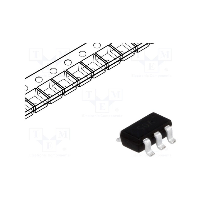 10 pcs : SRV05-4.TCT - Diode: TVS array, 6V, 12A, 300W, unidirectional, SOT23-6, Ch: 4