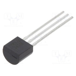 10 pcs : TLVH431BQLP - IC: voltage reference source, 1.24V, ±0.5%, TO92, , 70mA