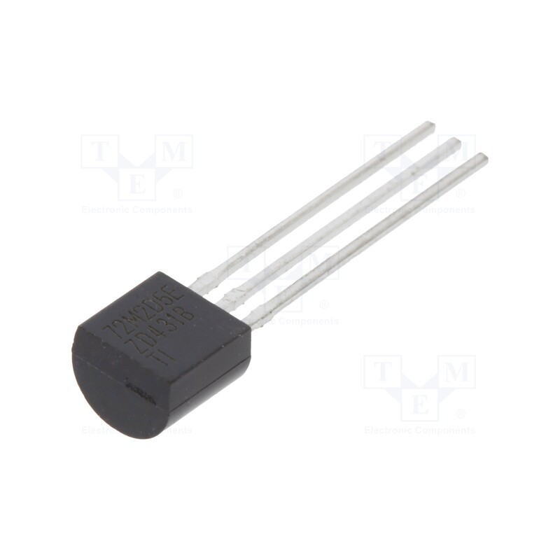10 pcs : TLVH431BQLP - IC: voltage reference source, 1.24V, ±0.5%, TO92, , 70mA