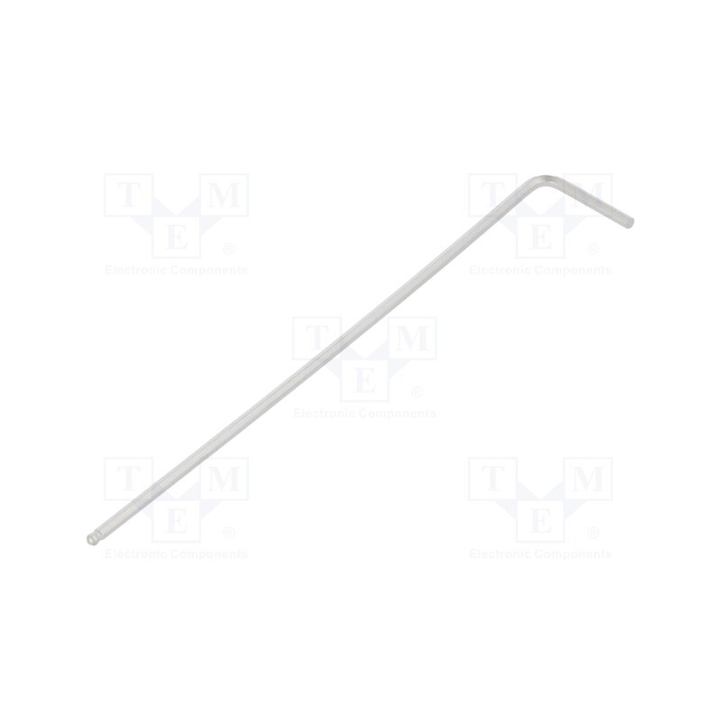 10 pcs : 29471 - Wrench, inch,hex key,spherical, HEX 0,05', Overall len: 72mm