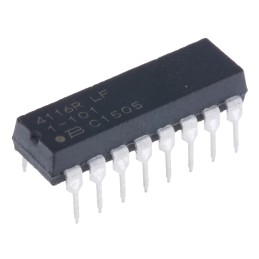 625 pcs - Bourns, 4100R 100Ω ±2% Isolated Resistor Array, 8 Resistors, 2.25W total, DIP, Through Hole