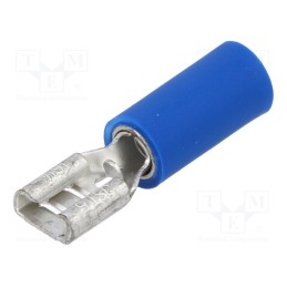 50 pcs : VDADF2-187A-5 BU (S) K - Terminal: flat, 4.8mm, 0.5mm, female, 1÷2.5mm2, crimped, for cable