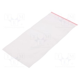 10 pcg : 02-05-1020 - Self-seal bag, L: 200mm, Width: 100mm, Thick: 40um, polyetylene