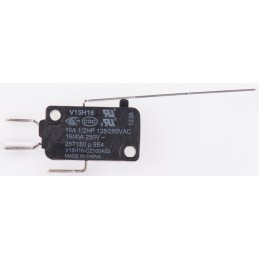 1 pcs - Honeywell Long Leaf Lever Micro Switch, Quick Connect Terminal, 16 A @ 250 V ac, SPDT, IP67