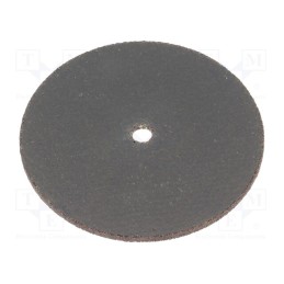 10 pcs : 630194000 - Grinding pin, Ø: 76mm, Øhole: 6mm, W: 2mm, A96,corundum