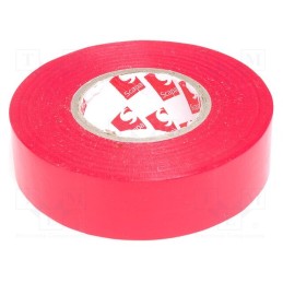 10 rol : SCAPA-2702-19X25 - Tape: electrical insulating, W: 19mm, L: 25m, Thk: 130um, red, rubber