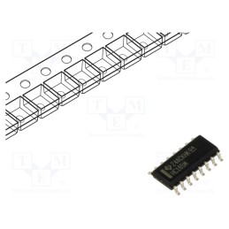 10 pcs : CD74HC165M96 - IC: digital, 8bit,shift register,serial output,parallel in, SMD