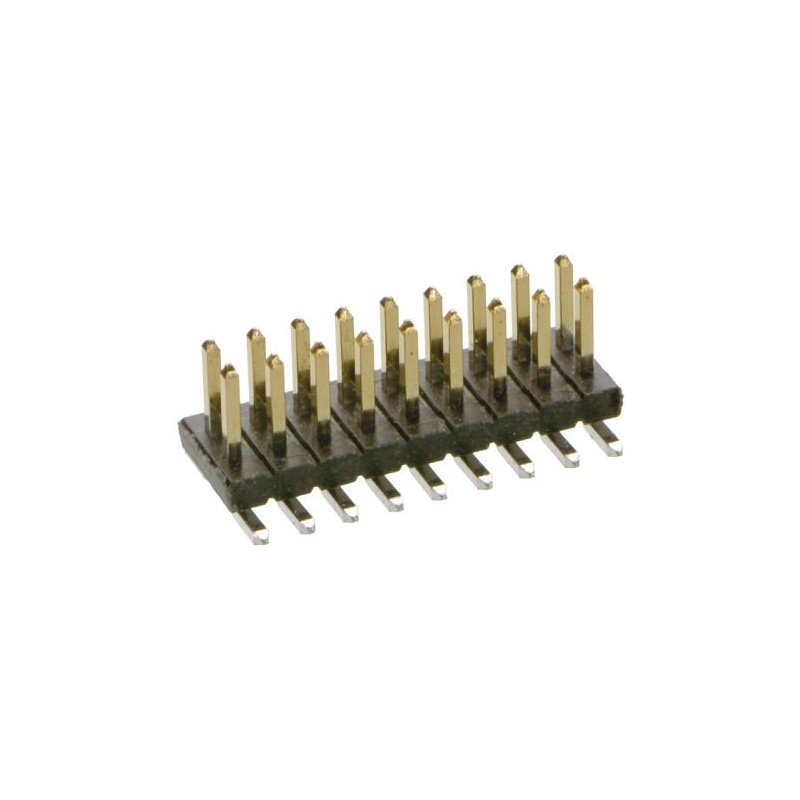1 pcs - HARWIN Archer M50 Series Straight Surface Mount Pin Header, 20 Contact(s), 1.27mm Pitch, 2 Row(s), Unshrouded