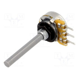 10 pcs : - Potentiometer: shaft, single turn, 10kΩ, ±20%, 0.25W, linear, 4mm
